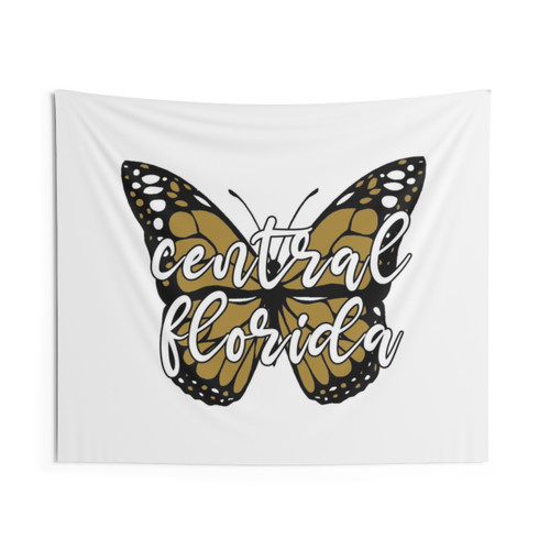 Central Florida Butterfly Tapestry Wall Hanging