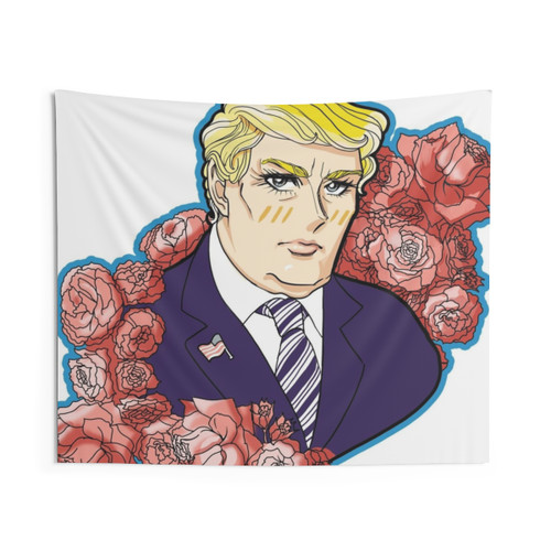 Anime Tapestry with President Trump Design