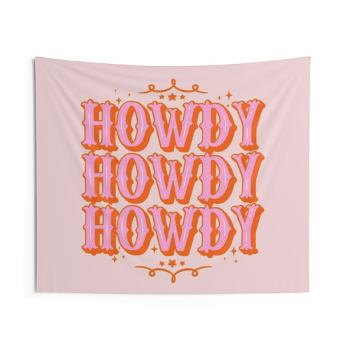 Space Cowgirl Tapestry with Minimalist Ornament
