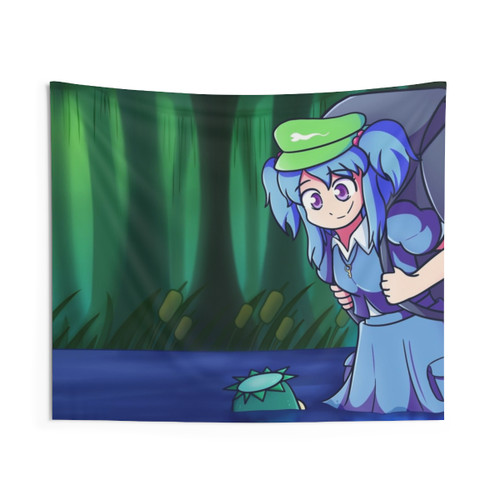 Nitori on the Lake Tapestry - Touhou Project Wall Decor