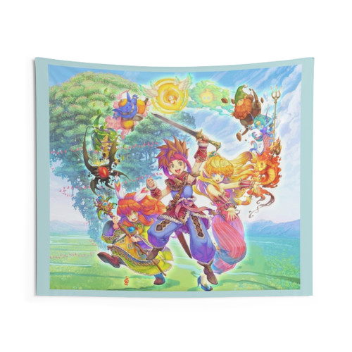 Secret Of Mana Tapestry - Retro RPG Wall Hanging