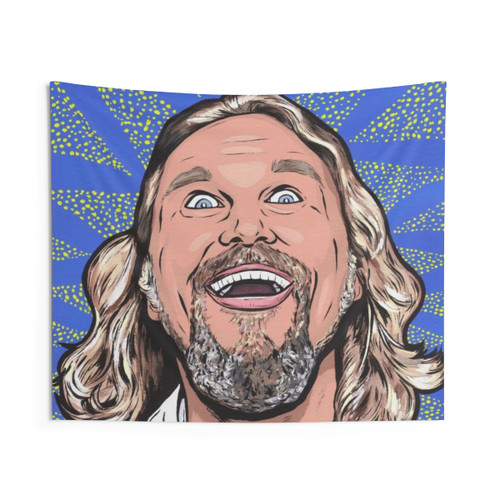 The Dude Tapestry: Iconic Pop Art Celebration of Cult Classic Film