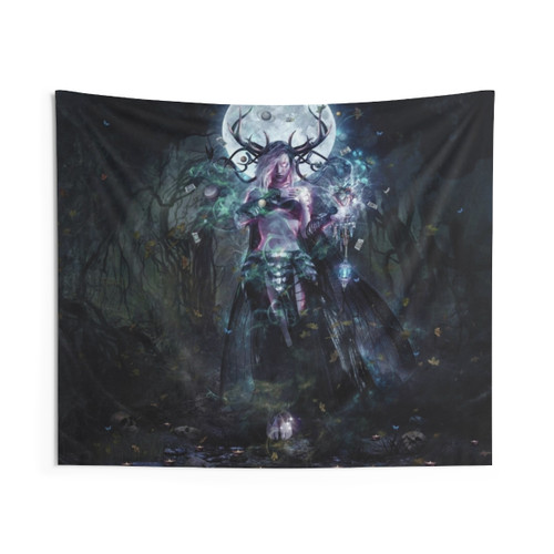 The Dreamcatcher Tapestry - Fantasy Wall Art