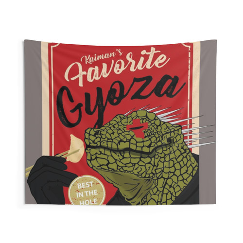 Dorohedoro Anime Kaiman Eating Gyoza Tapestry