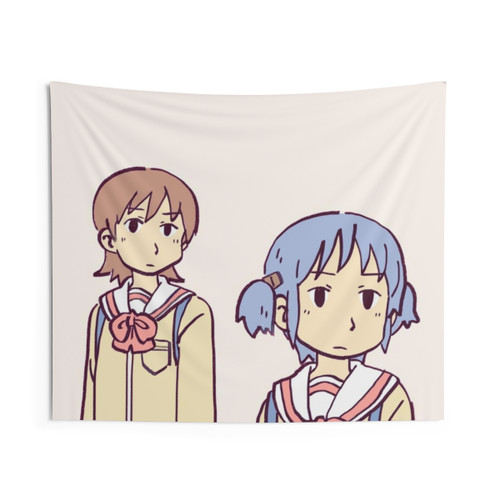 Nichijou Anime Tapestry with Funny Meme Faces