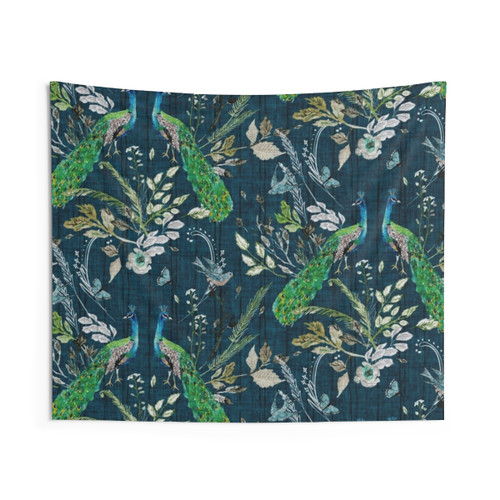 Peacock Chinoiserie Tapestry