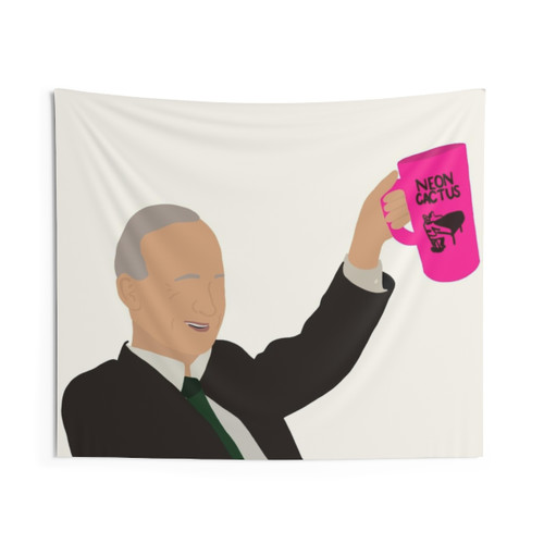 Cactus Cup Tapestry - Purdue University Wall Art