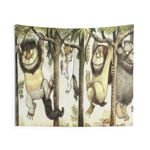 Where the Wild Things Are Tapestry Featuring Max and Wild Creatures