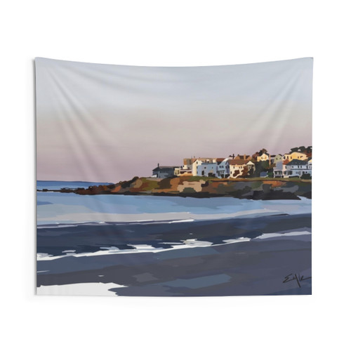 Short Sands Beach Tapestry - Maine Coastal Wall Art
