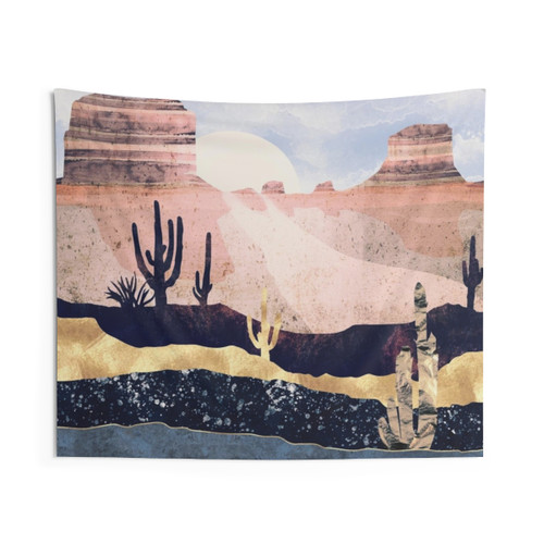 Autumn Desert Landscape Tapestry