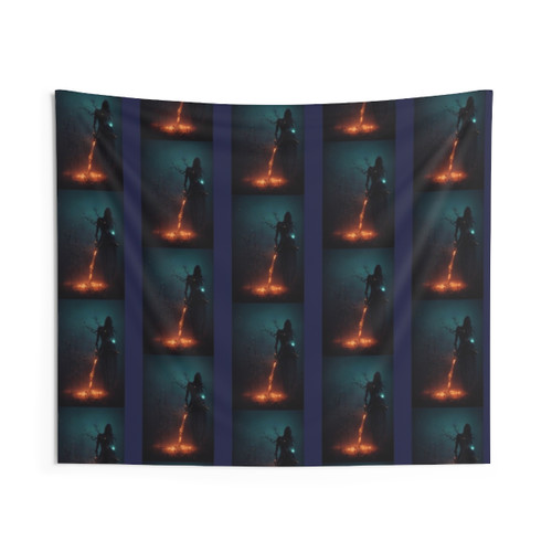 Runic Witch Tapestry Art Lover Gift