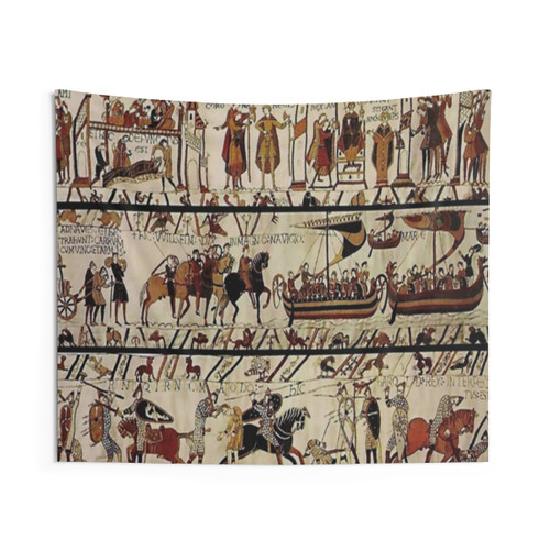 Bayeux Tapestry Tapestry - Classic Medieval Wall Hanging