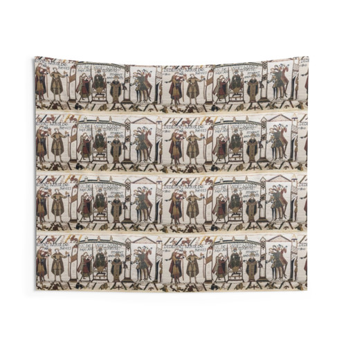 King Harold Coronation Tapestry (Bayeux Tapestry Scene)