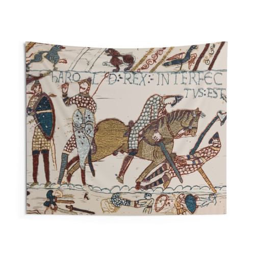 Bayeux Tapestry Reproduction - The Death of King Harold