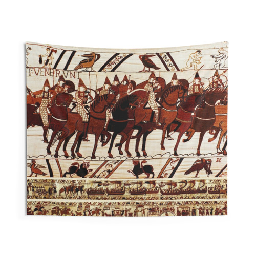 The Bayeux Tapestry - Historic Norman Knight Cavalry Tapestry