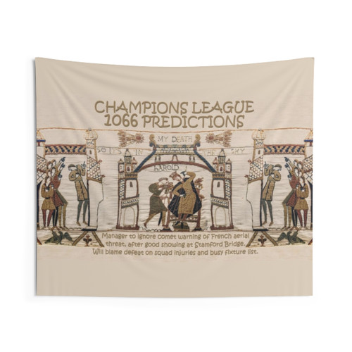 Champions League Parody 1066 Medieval Tapestry
