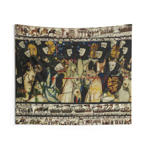 The Bayeux Tapestry: Medieval Battle Scenes Tapestry Wall Art