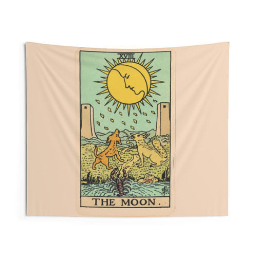 Tarot Card - The Moon Tapestry