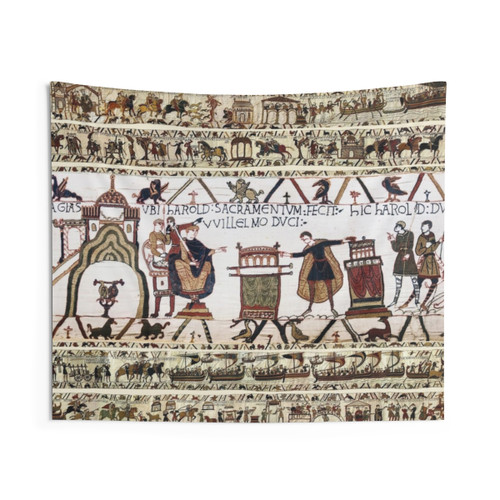 Bayeux Tapestry depicting the Norman Conquest of England