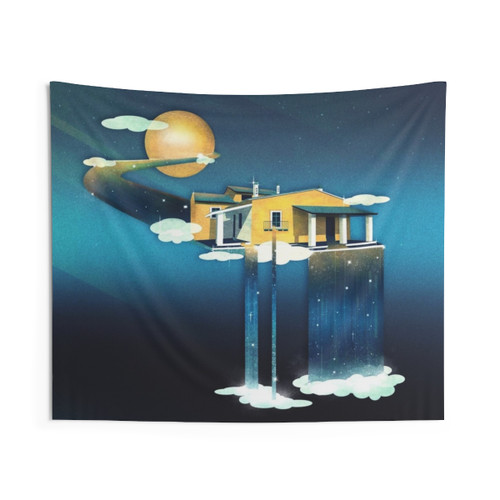 Castle in Heaven Tapestry Wall Hanging
