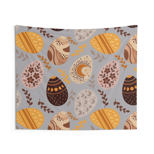 Boho Easter Eggs Tapestry Wall Hanging