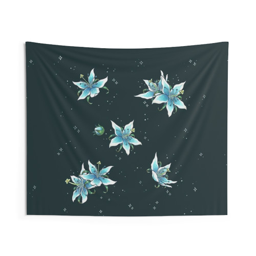 Silent Princess Flower Pattern Tapestry - Legend of Zelda