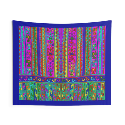 Inca Tribal Folk Art Tapestry Wall Hanging
