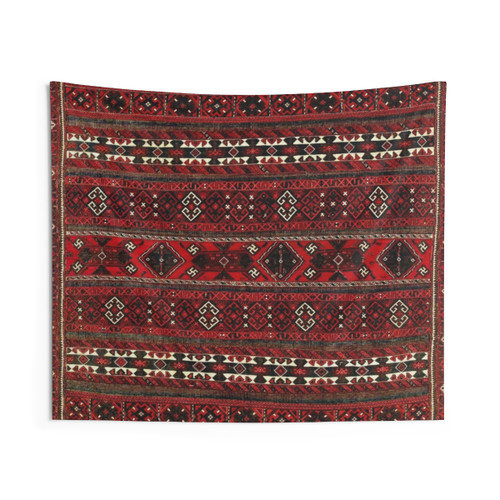 Antique Afghanistan Baluch Flatweave Rug Tapestry