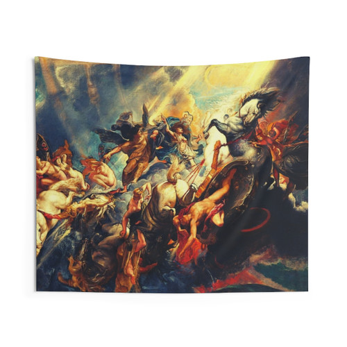 Battle of the Greek Gods Tapestry Wall Hanging
