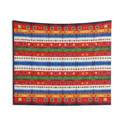 Vintage Moroccan Tapestry Wall Hanging
