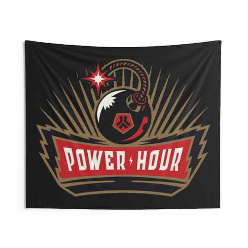 Power Hour Hardcore Music Tapestry