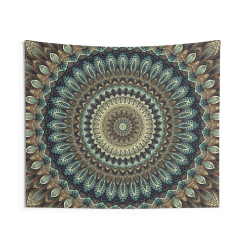 Flower of Life Mandala Tapestry - Boho Wall Decor