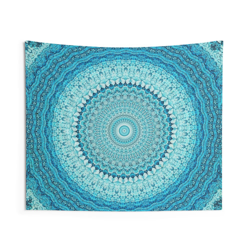 Coastal Spray Mandala Tapestry