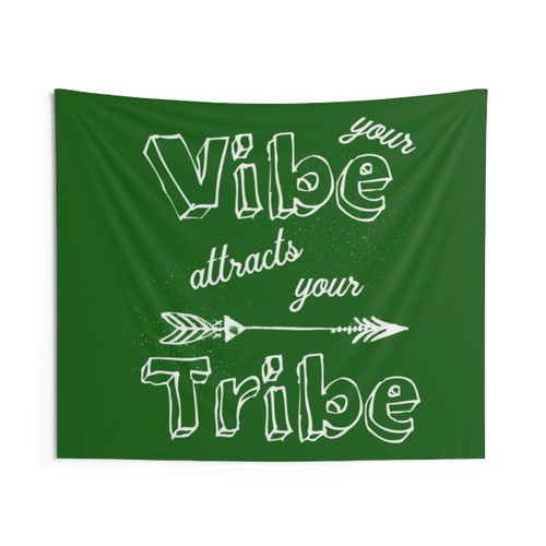 Boho Tribal Tapestry Wall Hanging with Quote