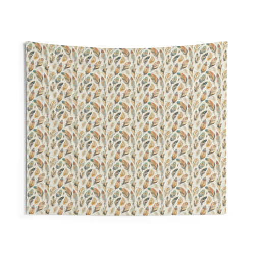 Boho Feather Tapestry Wall Hanging