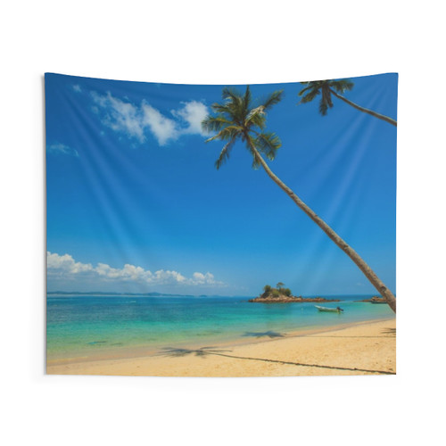 Tropical Palm Trees Tapestry Wall Hanging