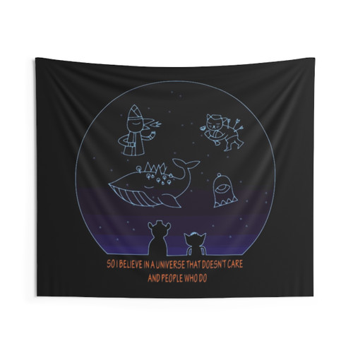 Night in the Woods Amazing Quote Tapestry