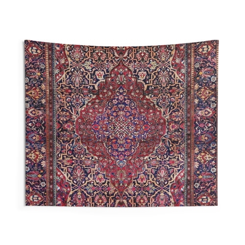 Kashan Persian Silk Rug Tapestry