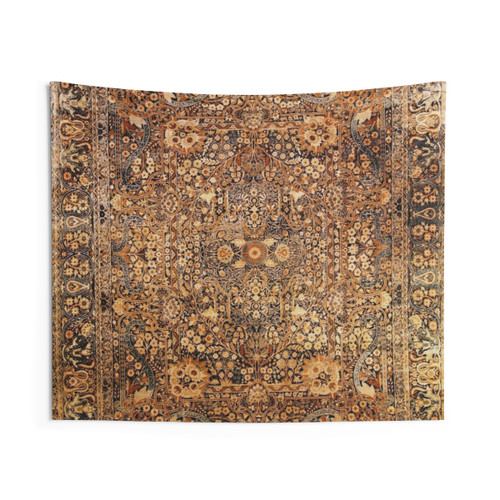 Antique Persian Kirman Rug Tapestry