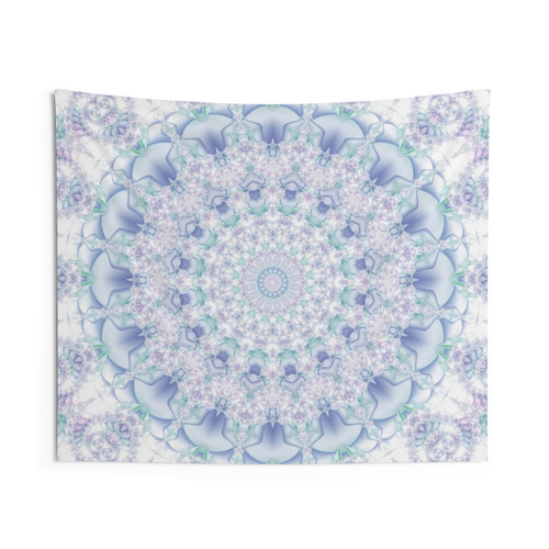 Pastel Mandala Tapestry Wall Hanging