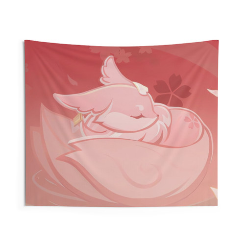 Genshin Impact Yae Miko Namecard Tapestry