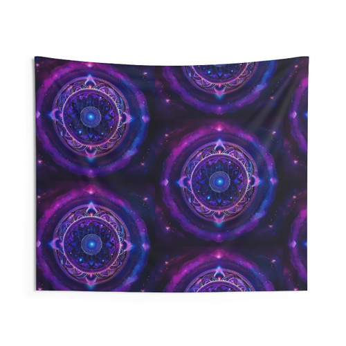 Peaceful Reflections Mandala Art Tapestry