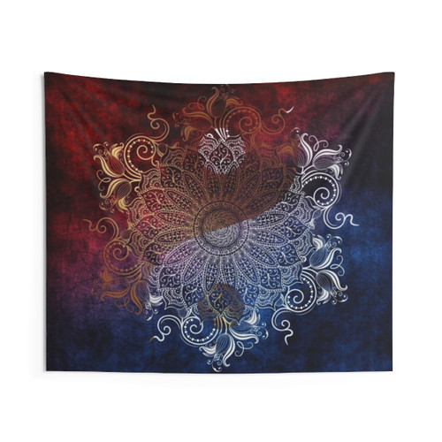 Mandala Fire & Ice Yang Tapestry
