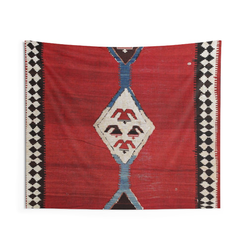 Antique Bijar Persian Kilim Tapestry