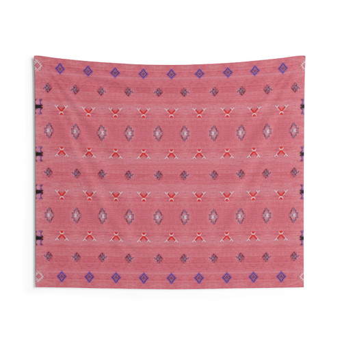 Pink Oriental Traditional Handmade Moroccan Style Tapestry