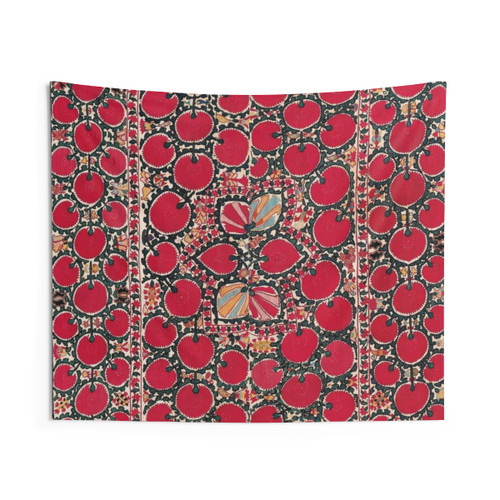 Tashkent Suzani Tapestry - Uzbekistan Boho Wall Hanging