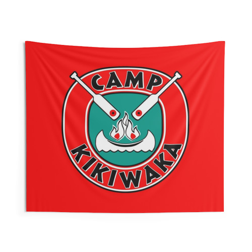 Bunk'd Camp Kikiwaka Red Tapestry
