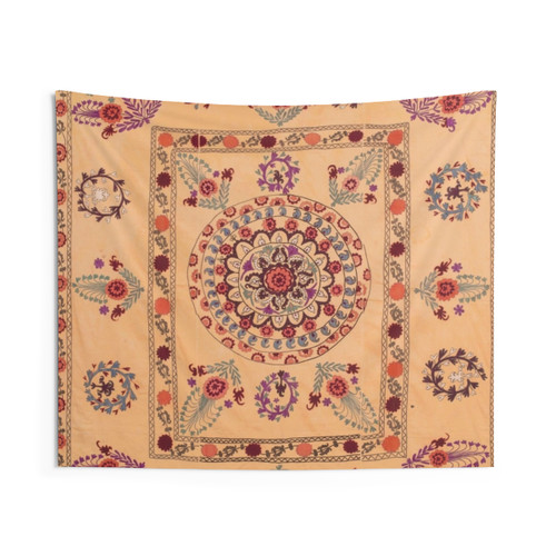 Samarkand Suzani Antique Uzbekistan Rug Tapestry