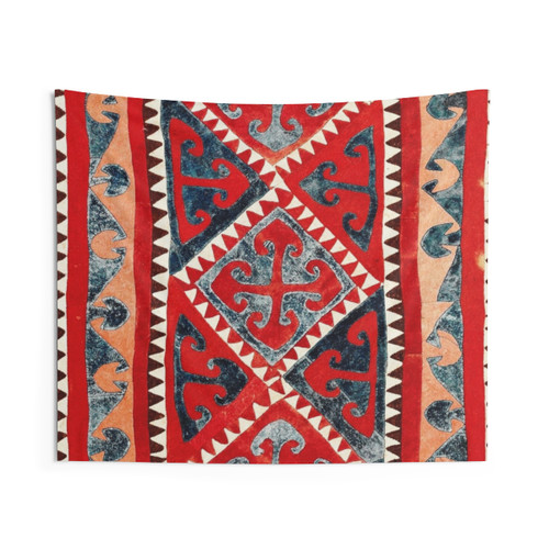 Antique Uzbekistan Felt Rug Tapestry