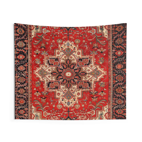 Antique Persian Serapi Rug Tapestry